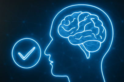 Abstract representation of brain activity or neural connections